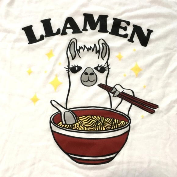 Awake Tops - *3/$30** Llama + Ramen = Llamen Tee